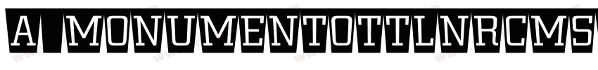 a_MonumentoTtlNrCmSw Bold字体转换
